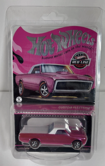 HOT WHEELS RLC REDLINE CLUB CUSTOM FLEETSIDE PINK