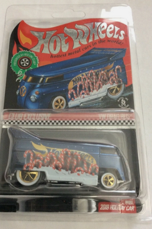 2019 HOT WHEELS RLC HOLIDAY CAR CLUB EXCLUSIVE VW DRAG BUS
