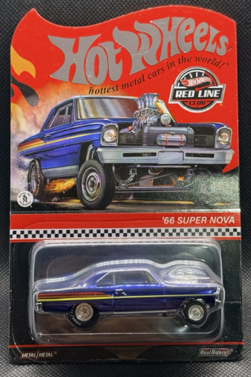 Hot Wheels RLC 66 SUPER NOVA Red Line Club 2022 Mattel #HNL16 Blue