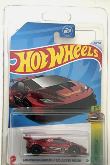Hot Wheels Super Treasure Hunt Red Lamborghini Huracan LP 620-2 Super Trofeo