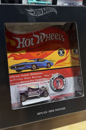 Hot Wheels RLC Original 16 Replica Black Box Ice Purple Hot Heap