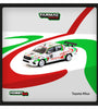 Tarmac Works 1:64 Toyota Hilux Racing #18 – White with Graphics – Hobby64