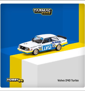 Tarmac Works 1:64 Volvo 240 Turbo ETCC Zolder 1984 Winner Ulf Granberg / Robert L. Kvist