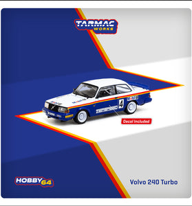 Tarmac Works 1:64 Volvo 240 Turbo Malaysian Group A Championships 1987 Winner Per-Gunnar Andersson- Hobby64