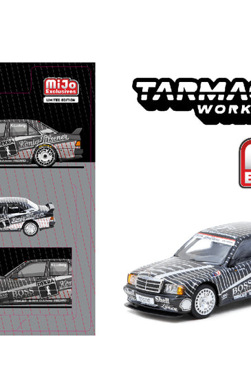 Tarmac Works 1:64 Mercedes-Benz 190 E 2.5-16 EVO 1 DTM 1989 Klaus Ludwig – Global64 – MiJo Exclusives