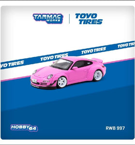 Tarmac Works 1:64 RWB 997 Toyo Tires – Pink – Hobby64