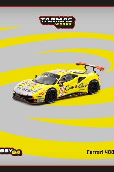 Tarmac Works 1:64 Ferrari 488 GTE #57 24Hr Le Mans 2023 – Yellow – Hobby64