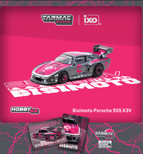 Tarmac Works 1:64 Bisimoto Porsche 935 K3V with Trading Cards – IXO Models Collab – Hobby64 Tarmac Cards