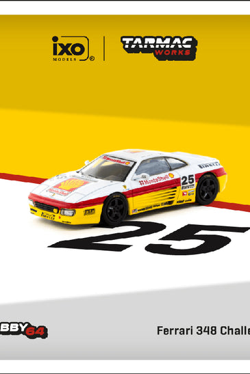 Tarmac Works 1:64 Ferrari 348 Challenge Italian GT 1994 Oscar Larrauri- Hobby64
