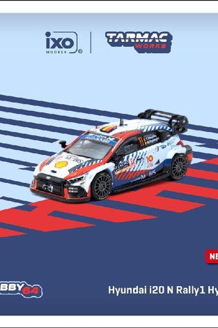 Tarmac Works 1:64 Hyundai i20 N Rally1 Hybrid Rallye Monte-Carlo 2024 Winner Thierry Neuville / Martijn Wydaeghe – Hobby64
