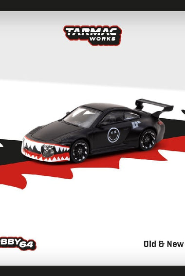 Tarmac Works 1:64 Old & New 997 – Matte Black – Hobby64
