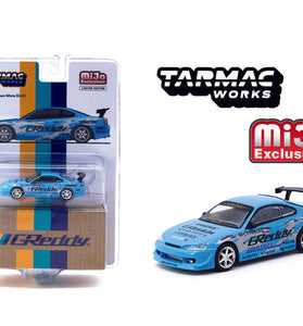 Tarmac Works 1:64 Vertex Nissan Silvia (S15) GReddy Special Limited Edition – MiJo Exclusives