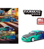 Tarmac Works 1:64 VERTEX Nissan Silvia (S13) Falken – Blue – MiJo Exclusives Limited Edition