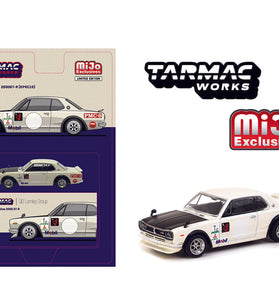 Tarmac Works 1:64 Nissan Skyline 2000 GT-R (KPGC10) Lamley Special Edition – White – Global64