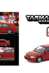 Tarmac Works 1:64 Mitsubishi Lancer GSR Evolution – Red – Global64 – Mijo Exclusives