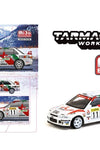 Tarmac Works 1:64 Mitsubishi Lancer Evolution II Rallye Monte-Carlo 1995T. Mäkinen / S. Harjanne