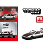 Tarmac Works 1:64 Toyota Sprinter Trueno AE86 Widebody by Jon Sibal with Trading Card – White