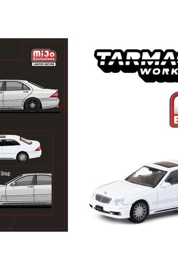 Tarmac Works 1:64 Mercedes-Benz S-Class Wald Alabaster White- MiJo Exclusives