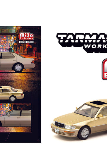 Tarmac Works 1:64 Lexus LS400 – Champagne Beige Metallic – Global64