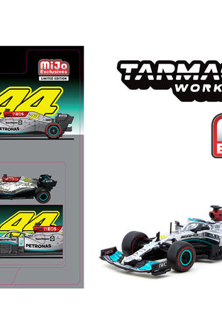 Tarmac Works 1:64 Mercedes-AMG F1 W12 E Performance Las Vegas Grand Prix Launch Party – Global64 MiJo Exclusives Limited Edition