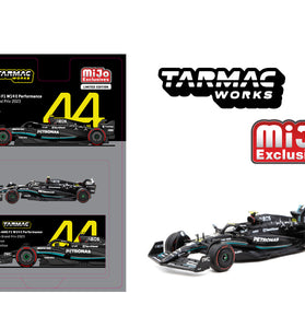 Tarmac Works 1:64 Mercedes-AMG F1 W14 E Performance – Hungarian Grand Prix 2023 Pole Position Lewis Hamilton #44 – ixo Models – MiJo Exclusives Limited Edition