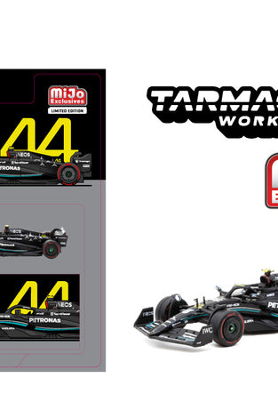 Tarmac Works 1:64 Mercedes-AMG F1 W14 E Performance – Hungarian Grand Prix 2023 Pole Position Lewis Hamilton #44 – ixo Models – MiJo Exclusives Limited Edition