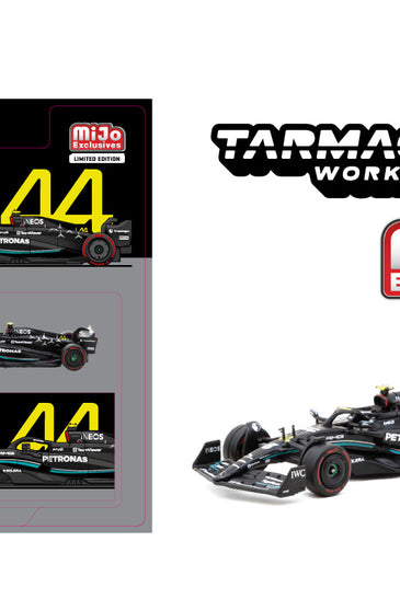 Tarmac Works 1:64 Mercedes-AMG F1 W14 E Performance – Hungarian Grand Prix 2023 Pole Position Lewis Hamilton #44 – ixo Models – MiJo Exclusives Limited Edition