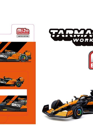 Tarmac Works 1:64 McLaren MCL60 2024 Livery Show Car – Orange – Global64 – Mijo Exclusives