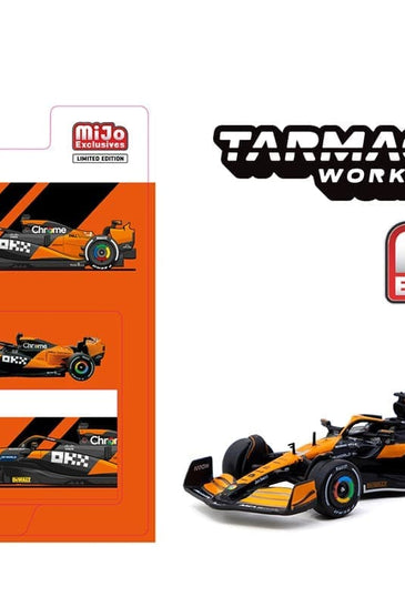 Tarmac Works 1:64 McLaren MCL60 2024 Livery Show Car – Orange – Global64 – Mijo Exclusives