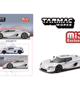 Tarmac Works 1:64 Koenigsegg CC850 – Silver – Global64 – Mijo Exclusives