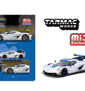 Tarmac Works 1:64 Koenigsegg Jesko Attack – Silver – Global64 MiJo Exclusives
