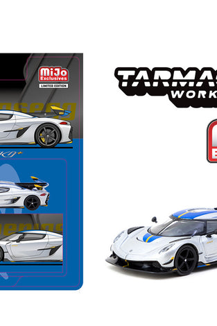 Tarmac Works 1:64 Koenigsegg Jesko Attack – Silver – Global64 MiJo Exclusives