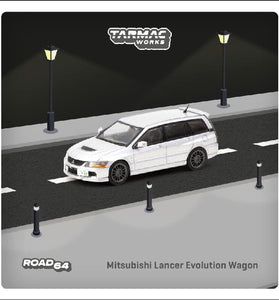 Tarmac Works 1:64 Mitsubishi Lancer Evolution Wagon – Silver – Road64
