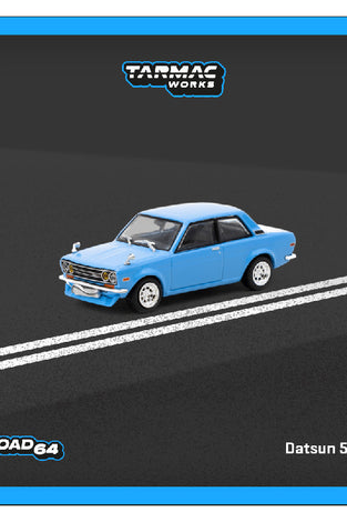 Tarmac Works 1:64 Datsun 510 – Light Blue – Hobby64