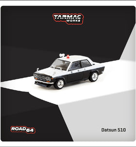 Tarmac Works 1:64 Datsun 510 Police – Hobby64