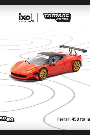 Tarmac Works 1:64 Ferrari 458 Italia GT3 – Red – Hobby64