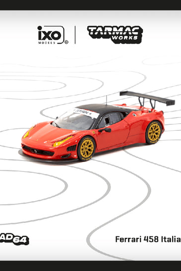 Tarmac Works 1:64 Ferrari 458 Italia GT3 – Red – Hobby64