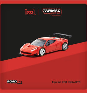 Tarmac Works 1:64 Ferrari 458 Italia GT3 – Red – Road64