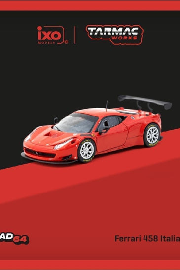 Tarmac Works 1:64 Ferrari 458 Italia GT3 – Red – Road64