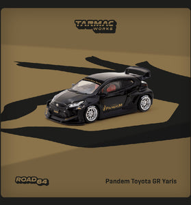 Tarmac Works 1:64 Pandem Toyota GR Yaris- Black – Road64