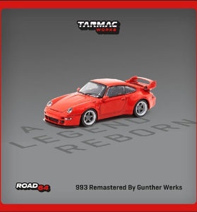 Tarmac Works 1:64 993 Remastered By Gunther Werks – Red – Road64