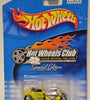 HOT WHEELS 2002 JAPAN OFFICIAL FAN CLUB YELLOW MOON EYES T-BUCKET w/RR'S