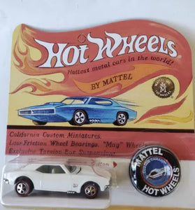 HOT WHEELS RLC WHITE CUSTOM CAMARO IN PROTECTO