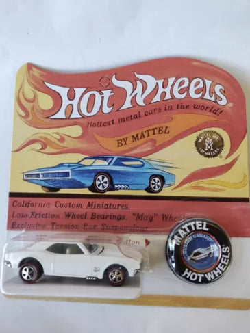 HOT WHEELS RLC WHITE CUSTOM CAMARO IN PROTECTO