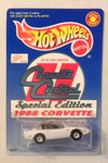 HOT WHEELS CORVETTE CENTRAL SPECIAL EDITION 1988 WHITE CORVETTEw/RR's