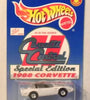 HOT WHEELS CORVETTE CENTRAL SPECIAL EDITION 1988 WHITE CORVETTEw/RR's