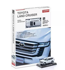 KYOSHO MINI CAR & BOOK No.14 TOYOTA LAND CRUISER WHITE K07118W