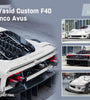 DCM WHITE AI. VASID CUSTOM FERRARI F40 #'D TO 599