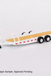 Mini GT 1:64 Car Hauler Trailer Type C White #AC21