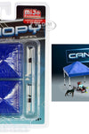 CANOPY 2 PIECE SET LTD TO 3600 PCS FOR 1/64 SCALE MODELS AMERICAN DIORAMA